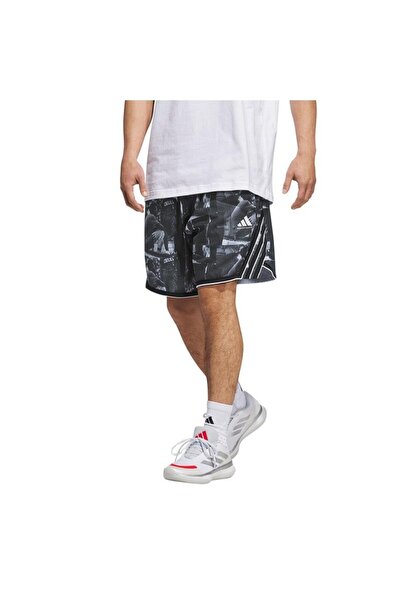 adidas Men's White Shorts Crazylite Aop 5 Jn2460