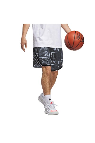 adidas Men's White Shorts Crazylite Aop 5 Jn2460