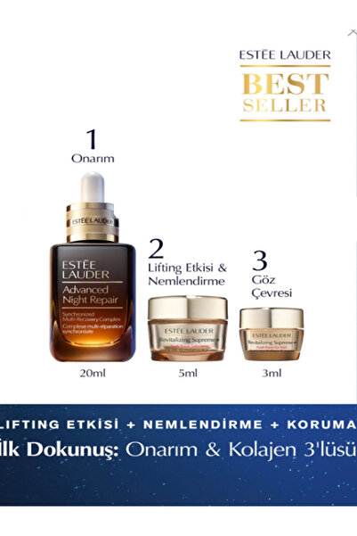 Estee Lauder Advanced Night Repair Serum 20ml Supreme Soft Nemlendirici 5ml 3...
