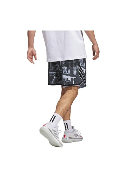 adidas Men's White Shorts Crazylite Aop 5 Jn2460