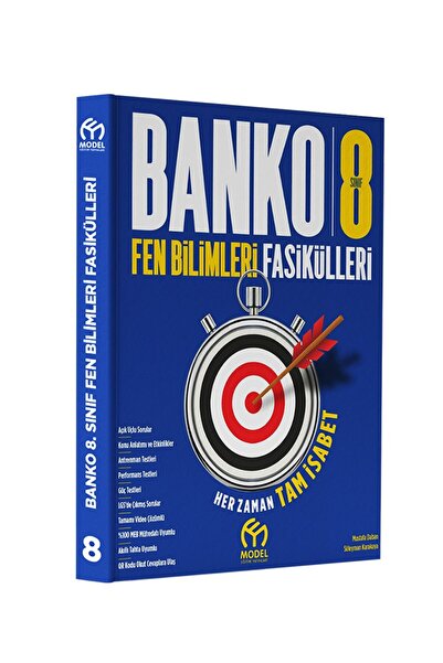 Model Eğitim Yayınları BANKO 8.SINIF FEN BİLİMLERİ FASİKÜLLERİ