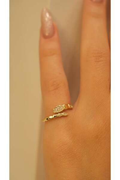 Jerie Snake Figure Adjustable Knight Finger Joint Ring