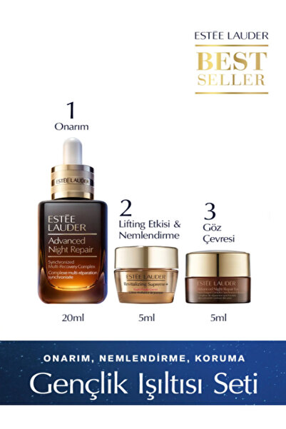 Estee Lauder Advanced Night Repair Cilt Bakım Seti Serum 20 ml Revitalizing S...
