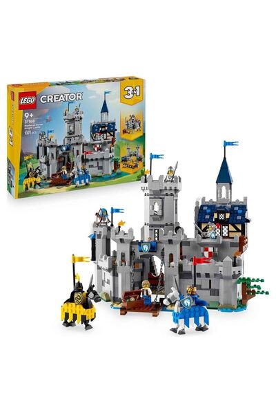 FTT SHOPPING MARKET 31168 Lego Creator 3in1 - Medieval Horse Knight Castle 1371 Pieces +9 Years