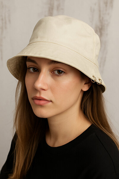 ZERAMİNE Pălărie unisex cu inel metalic – Pălărie de pescar unisex pentru îmb...