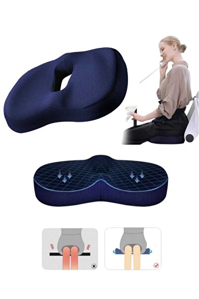 Fstyle وسادة مقعد العصعص مريحة ناعمة من الميموري فوم لتقويم العظام وتخفيف آلا...