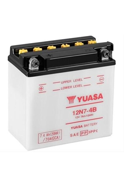 Yuasa Acumulator Moto 12N7-4B 12V 7Ah 70A (DC - fără acid)
