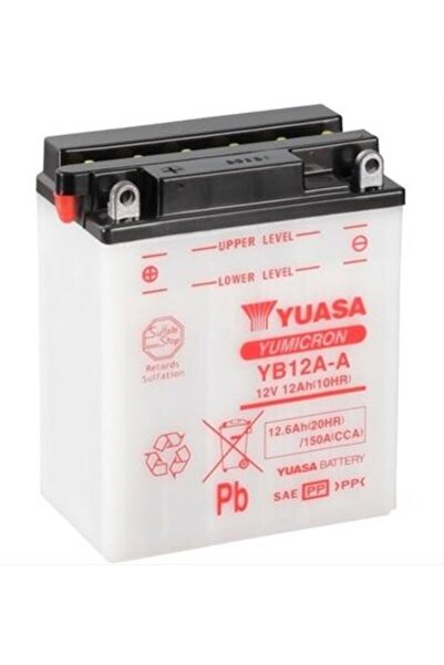 Yuasa Acumulator Moto YB12A-A 12V 12Ah 150A (CP)