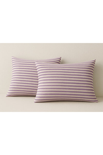 NİLYA 6'lı çizgili yastık kılıfı
