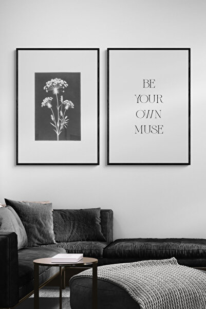 Muse İkili Set Çerçeveli Tablo