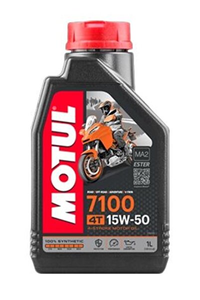 Motul Ulei de motor sintetic 4T 7100 15W50 MA2 Ester, 1 litru, cod 104298