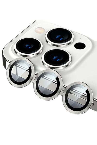 Techshare واقي عدسة الكاميرا بحلقة فردية من الزجاج 9H لهاتف Apple iPhone 13 P...