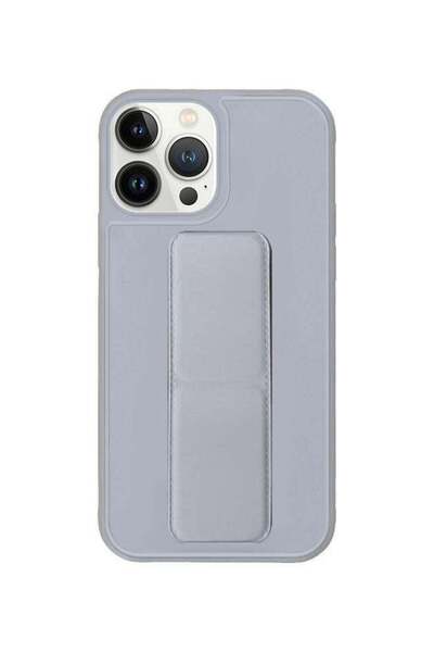 Margoun Protective Case Cover With Finger Grip Stand For iPhone 13 Pro Grey