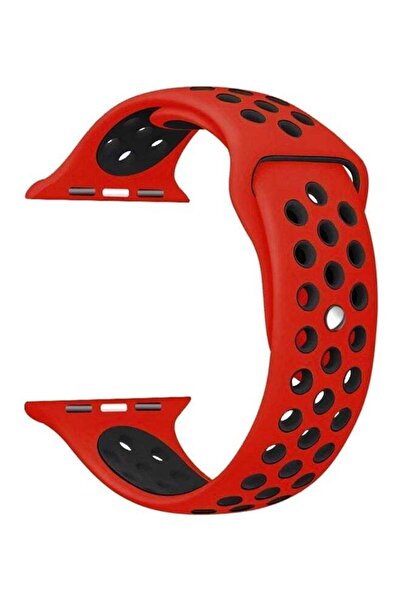 Generic Silicone Band For Apple Watch 38 mm Red/Black