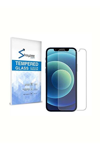 shAyzee واقي شاشة زجاجي مقوى لهاتف iPhone 13 Pro Max مقاس 6.7 بوصة شفاف