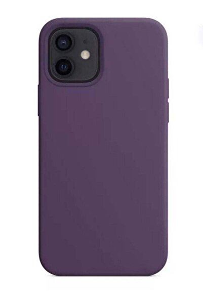 Generic Flexible and modern silicone case for iPhone 12Pro dark mauve color