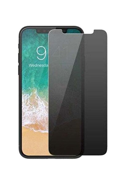 Muzz واقي شاشة الخصوصية لجهاز Apple iPhone X باللون الأسود