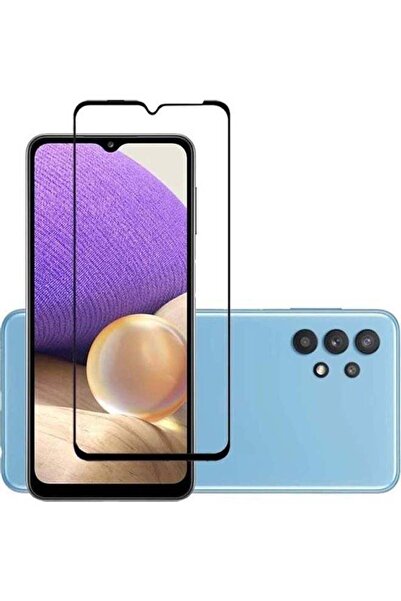 Intag واقي شاشة زجاجي عالي الجودة مقاوم للخدش 5D لهاتف Samsung Galaxy A32 5G أسود