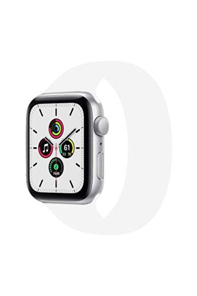 Generic Solo Loop Band For Apple Watch Series 6 And SE 44mm White