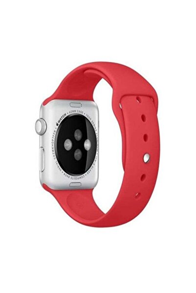 Generic Colourful Patterns Band For Apple Watch 44/42mm Red