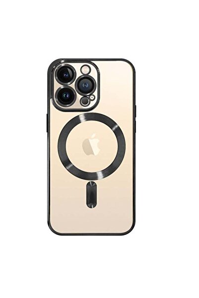 Margoun حافظة شحن لاسلكي ماج سيف بإطار مطلي بالكهرباء المغناطيسية لهاتف أبل آ...