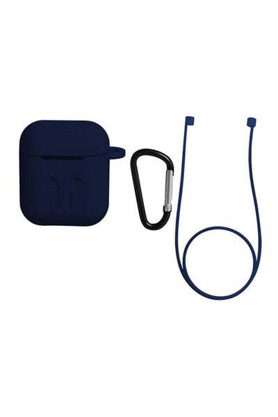 Generic Case Cover For Apple AirPods Blue