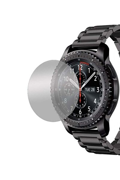 COTEetCI واقي شاشة زجاجي ثلاثي الأبعاد لساعة سامسونج جير إس 3 الذكية - شفاف