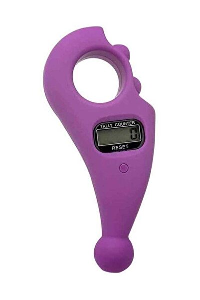 Generic Prayer Beads With Digital Counter Purple