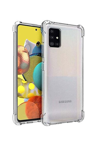 Wtech غطاء خلفي واقي لهاتف سامسونج جالاكسي A51 5G شفاف