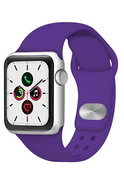 Perfii سوار بديل لساعة Apple iWatch Series 5/4/3/2/1 مقاس 42-44 مم، بنفسجي