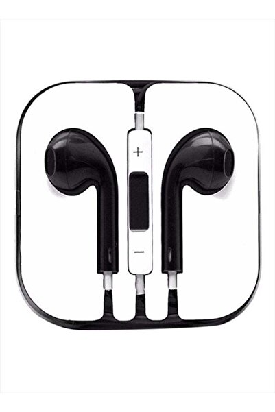 ARTLOOK سماعات أذن مع ميكروفون لأجهزة Apple iPhone 6/6S/5/5S/iPod باللون الأسود