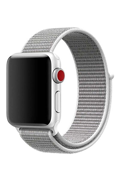 TraMx سوار بديل لساعة Apple Watch Series 1/2/3 مقاس 42 مم بلون صدفي