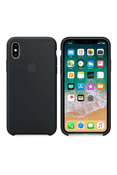 Generic Silicone Case Cover for Apple iPhone X Black