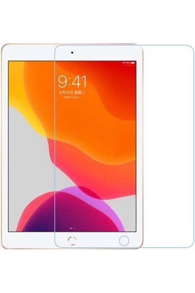 JIYAX واقي شاشة من الزجاج المقوى لجهاز Apple iPad مقاس 10.2 بوصة شفاف