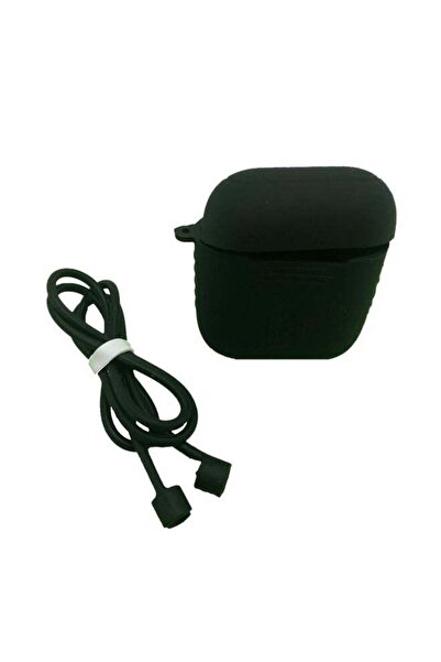 Generic غطاء حماية لسماعات ابل ايربودز - لون أسود