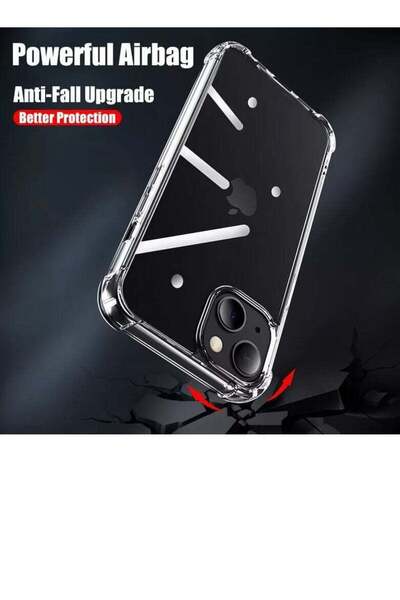 Generic غطاء شفاف حماية قوية ضد الصدمات للايفون 13 بلس