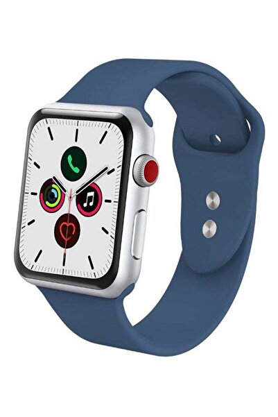 Perfii سوار بديل صلب لساعة Apple Watch Series 5/4/3/2/1 أزرق محيطي