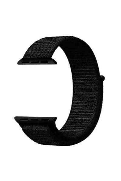 Generic سوار ساعة من النايلون مقاس 42 مم/44 مم/45 مم متوافق مع ساعات Apple Wa...