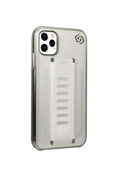 Grip2u غطاء حماية مع حزام لهاتف Apple iPhone 11 Pro أبيض/شفاف