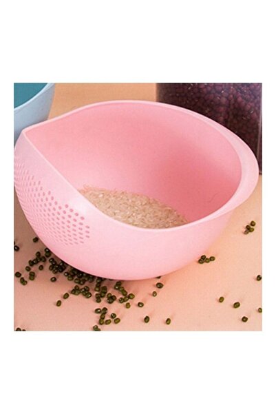 Generic مصفاة أرز سميكة باللون الوردي