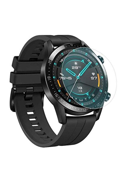 Eworld مجموعة من 5 أفلام حماية الشاشة الزجاجية المقواة لساعة هواوي GT 2 شفافة