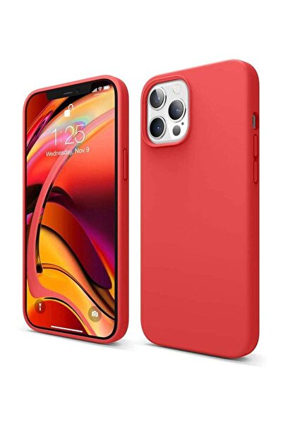 ROCKCASE جراب روك باو ثلاثي الطبقات مقاوم للصدمات لهاتف آيفون 12 برو ماكس أحمر