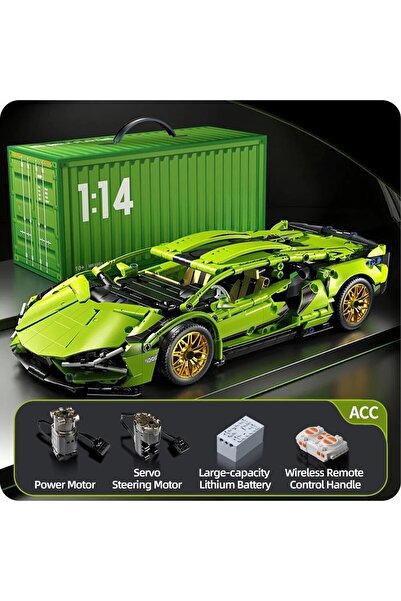 Choice11 Electric with box Technical Racing Sport Car 1280PCS Model Building Blocks City Mechanical Speed Veh