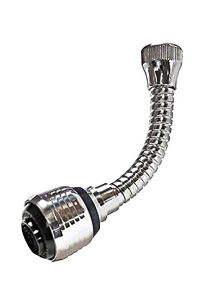 Generic رشاش صنبور مرن فضي/أسود 6×1.25 بوصة