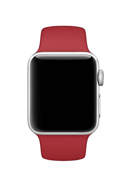 Umiwin سوار بديل لساعة Apple Watch Series 4 مقاس 42/44 مم، أحمر نبيذي