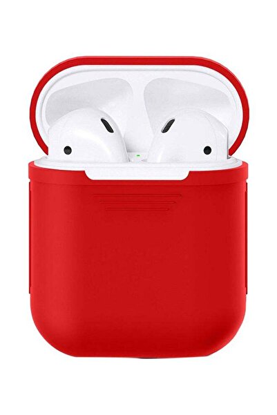 Generic Cover For Apple AirPods Red