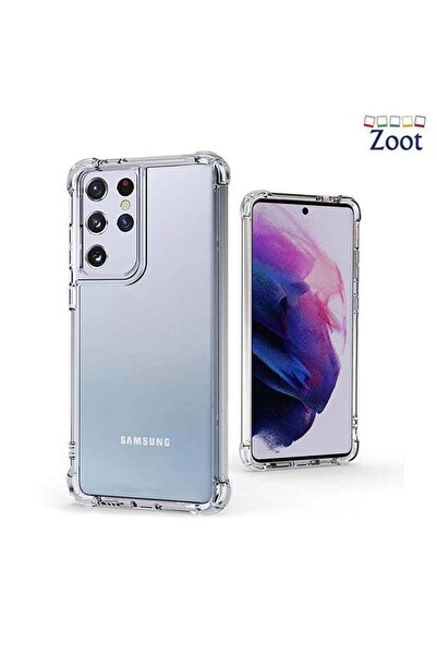 Zoot غطاء حماية مع مصد لهاتف سامسونج جالاكسي S21 ألترا - شفاف