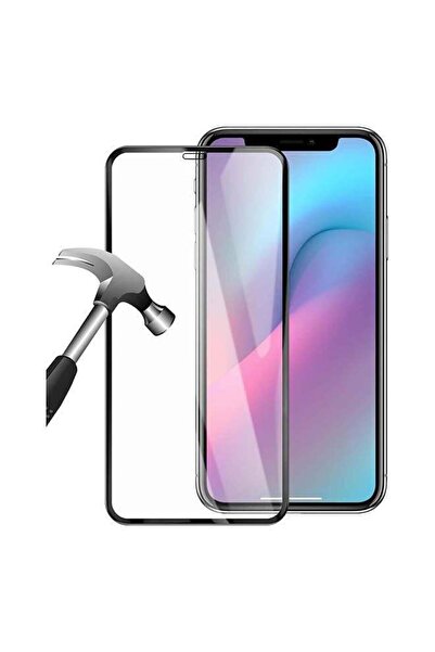 Muzz واقي شاشة من الزجاج المقوى لهاتف Apple iPhone 11 شفاف/أسود