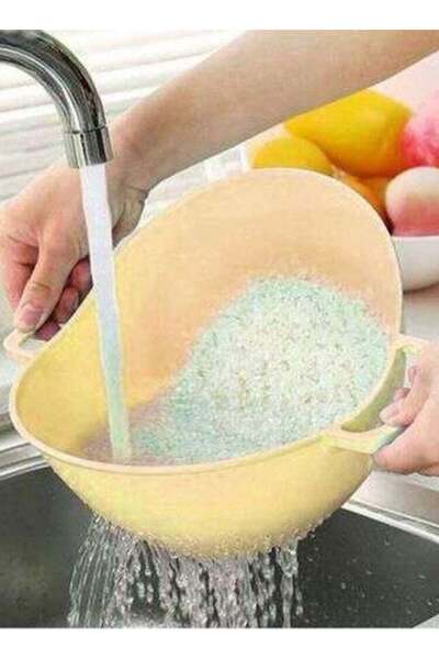 Generic مصفاة دوارة خضراء/بيضاء 25×19×11 سنتيمتر