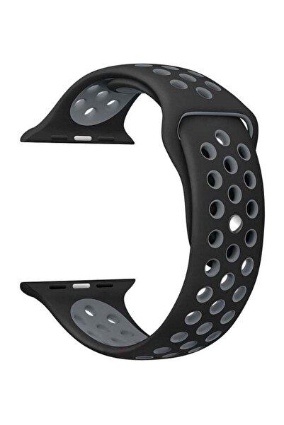 Generic Sports Watch Band For Apple Black/Grey